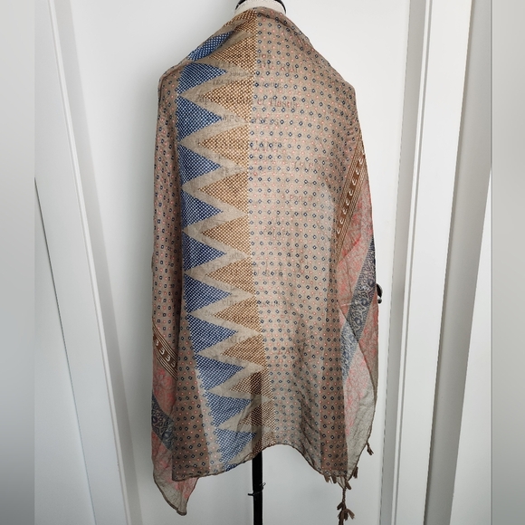 Vintage Hand Dyed Scarf - Picture 8 of 11